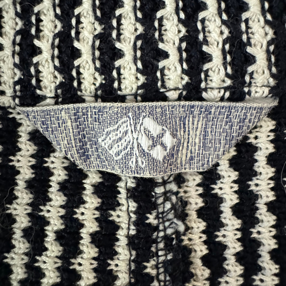 Men's Fradi Postage Black White Stretch Cardigan Blazer - 52 42 - Made in Italy - Picture 10 of 12